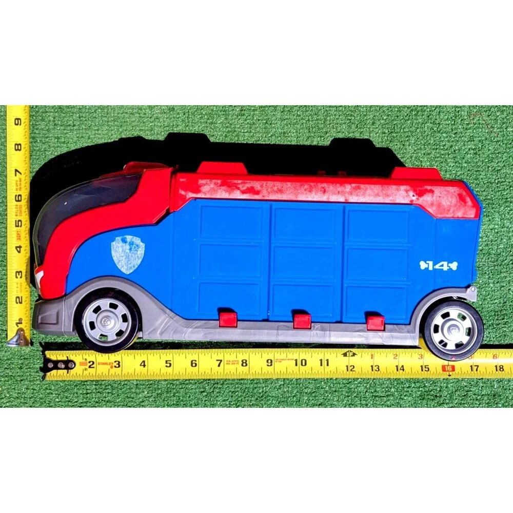BROKEN for Parts Paw Patrol Mission Cruiser #14 Van Bus RV Toy Vehicle SALVAGE